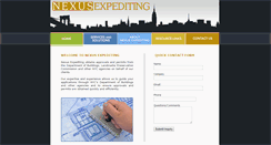 Desktop Screenshot of nexusexpediting.com